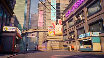Uno de los escenarios de Ballistic, el modo de acción en primera persona que estrena Fortnite