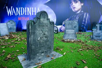 Uno de los espacios de la exhibición dedicado a Merlina o Wandhina para el público local