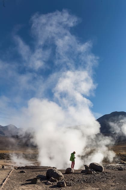 Uno de los géiseres del Tatio.