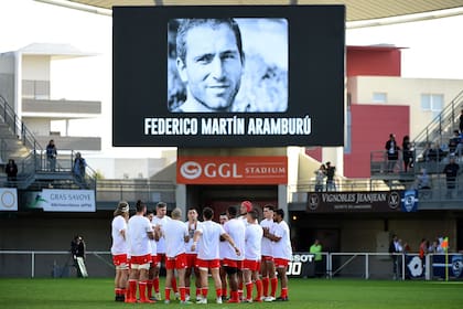 Uno de los homenajes a Martín Aramburú