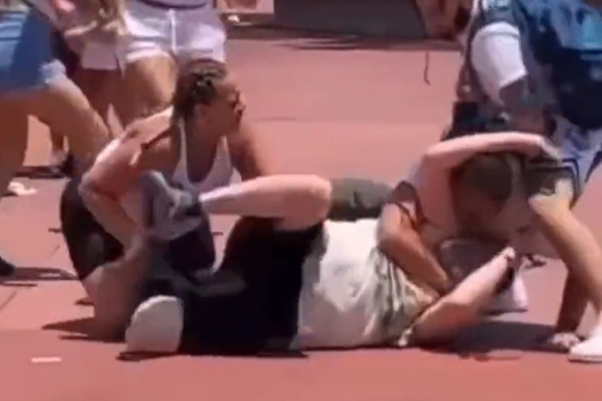 Uno de los involucrados en la pelea tuvo que recibir atención médica en Magic Kingdom, en Orlando