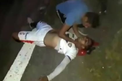Uno de los jugadores heridos por las agresiones en San Luis