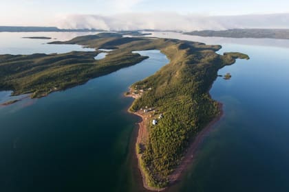 Uno de los lagos observados fue el Great Slave de Canadá