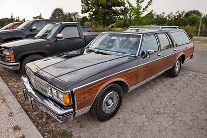 Uno de los llamados "Woodie": el Chevrolet Caprice Classic Station Wagon