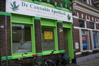 Uno de los locales legales en Amsterdam donde se permite la venta de marihuana