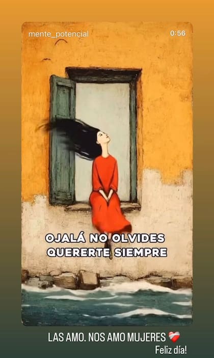 Uno de los mensajes de Evangelina Anderson en el Día de la Mujer
