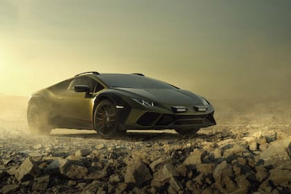 Uno de los modelos de la colección es un Lamborghini Huracan Sterrato