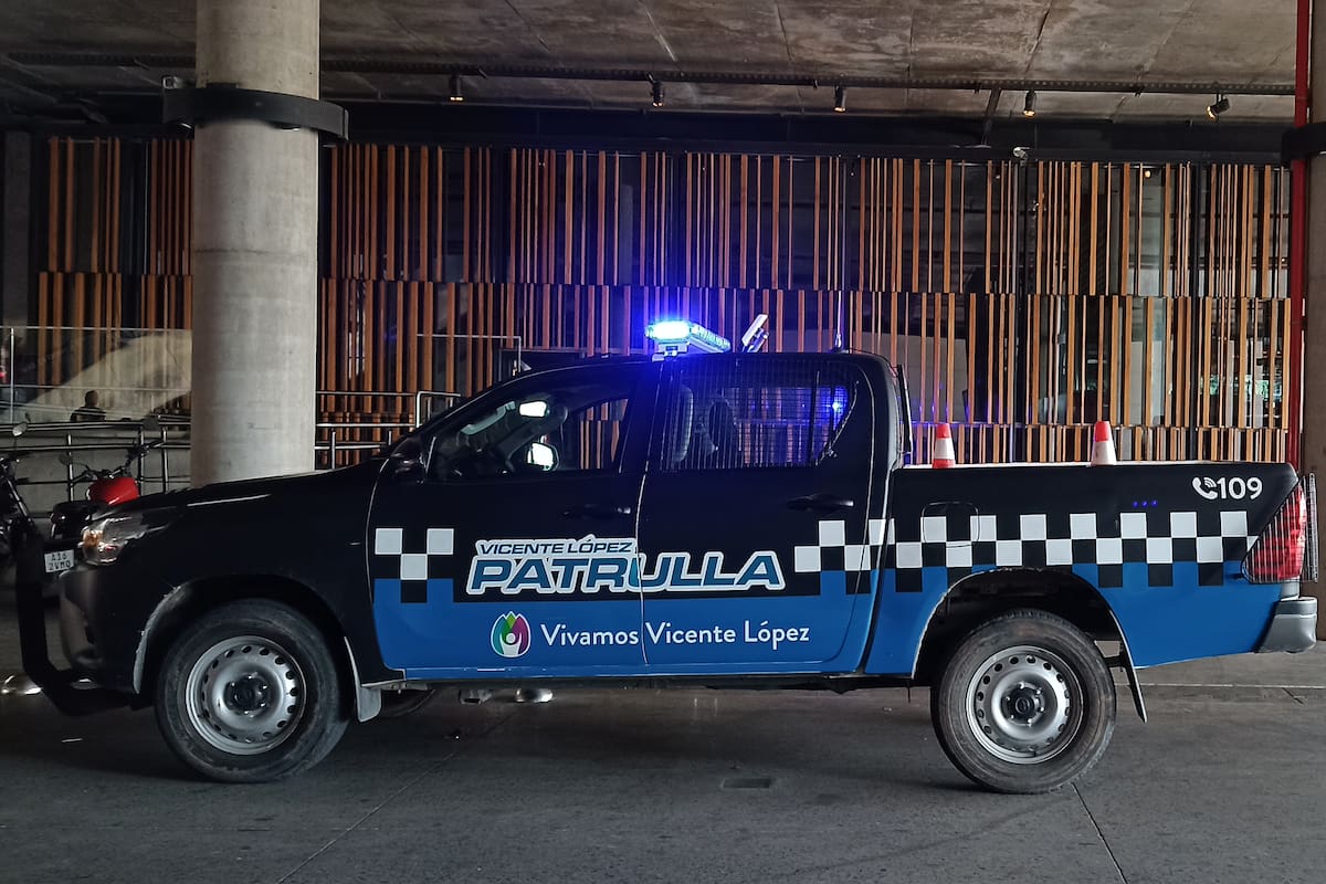 Uno de los móviles de la Patrulla Municipal de Vicente López. Foto Ilustrativa.