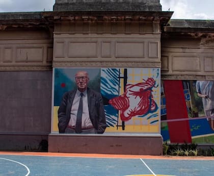 Uno de los murales que produjo el Gobierno de la Ciudad de Buenos Aires, en Chacarita