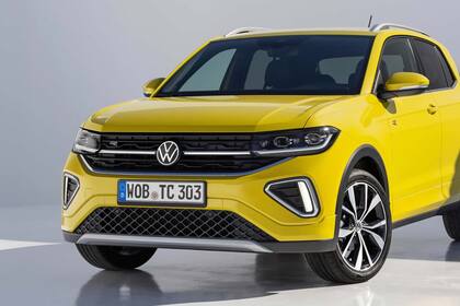 Uno de los nuevos autos que llegarán en 2024 es el restyling del Volkswagen T-Cross
