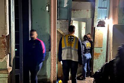 Uno de los operativos en Constitución