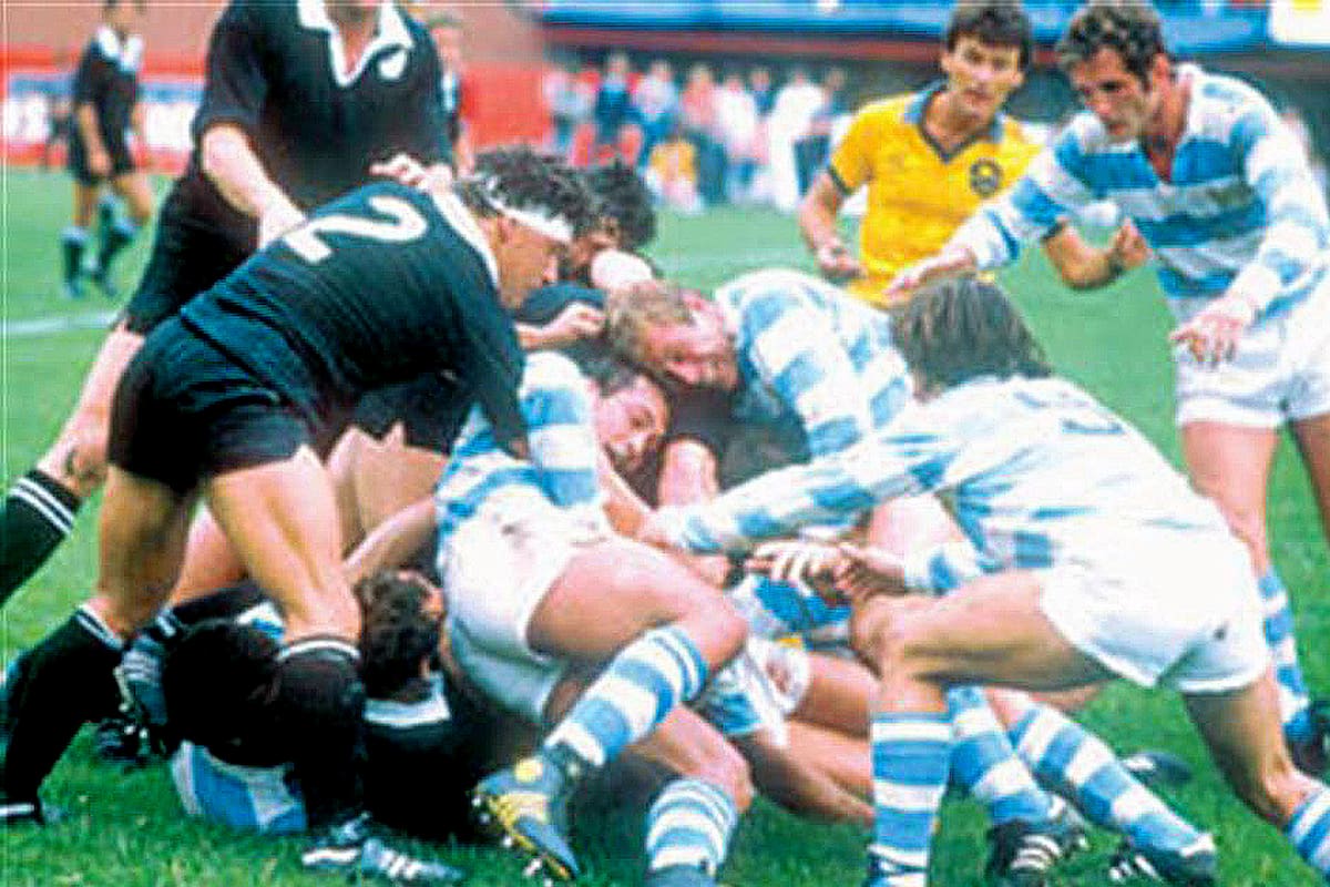 Uno de los partidos donde los Pumas estuvieron por vencer a los All Blacks 21 a21