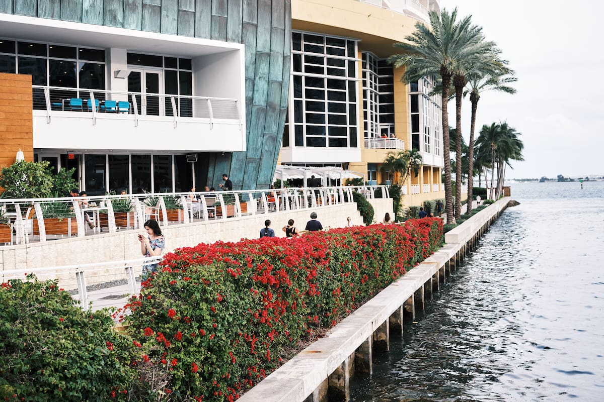 Uno de los paseos costeros en Miami