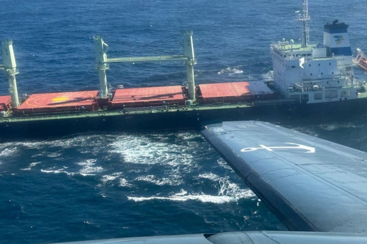 Uno de los pesqueros chinos autorizados a ingresar al espacio marítimo argentino