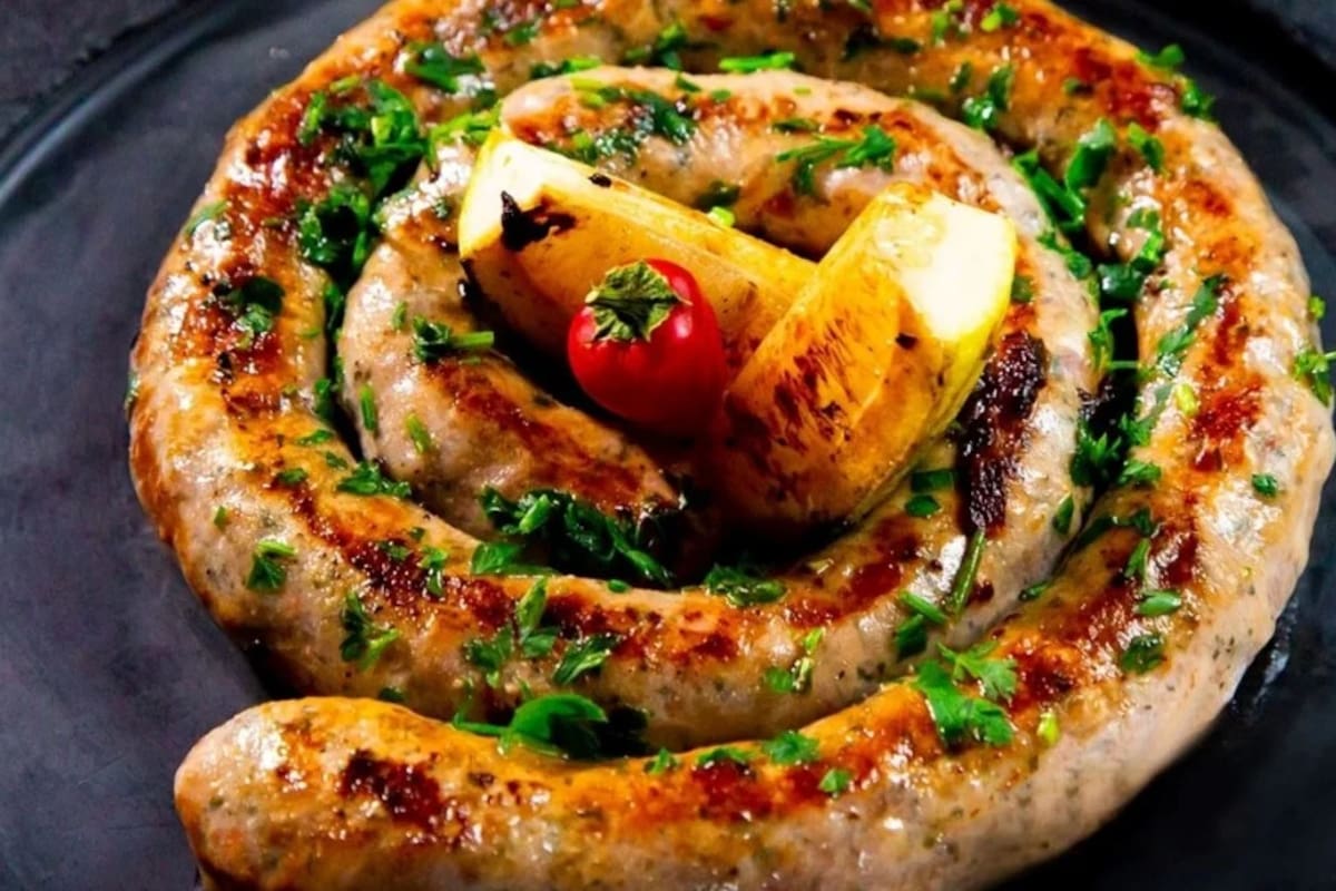 Uno de los platos con carne de reptil