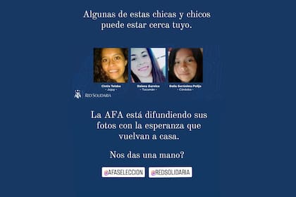 Uno de los posteos que se verán en las redes sociales de la AFA.