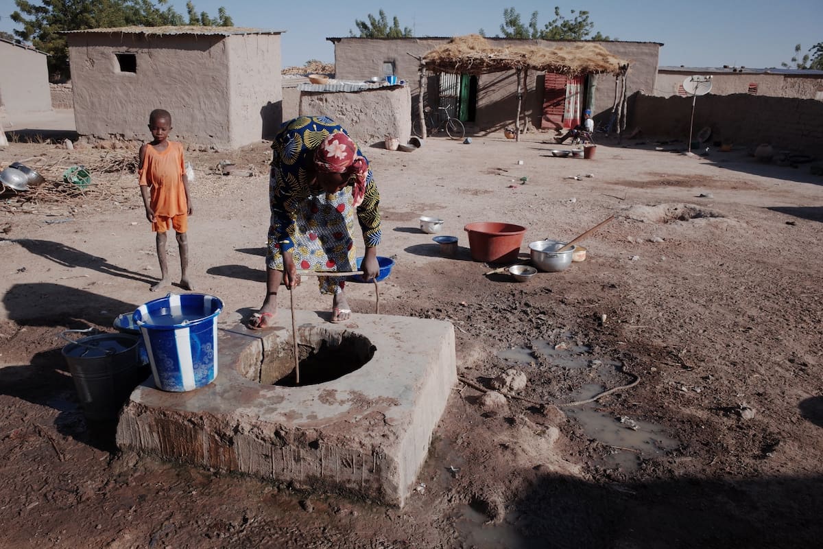 Uno de los pozos visitados por el grupo de investigación durante sus trabajos de campo