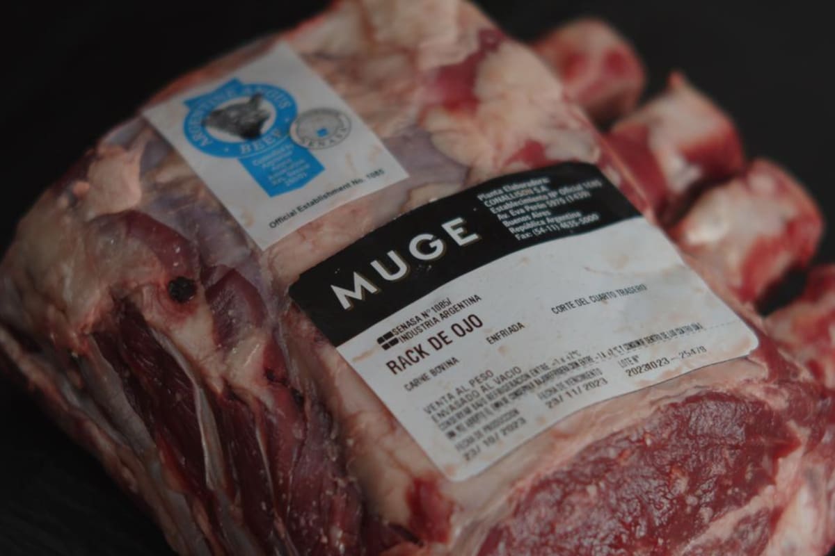Uno de los productos de la raza Angus certificada que llega a las góndolas de supermercados, algunas carnicerías y restaurantes