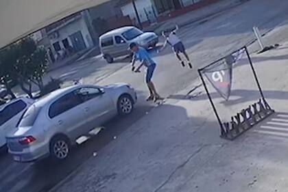 Uno de los robos quedó grabado por una cámara de seguridad