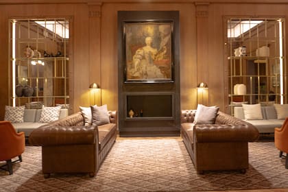 Uno de los salones del Hotel Lancaster