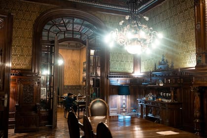Uno de los salones que funcionará como restaurante