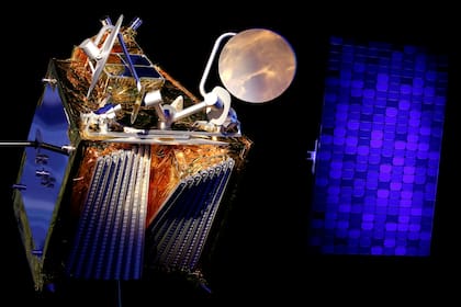 Uno de los satélites que llegó a la órbita terrestre en el cohete Soyuz