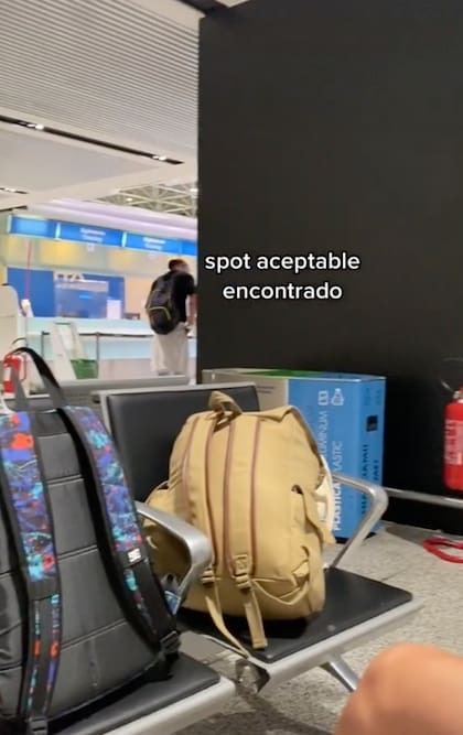 Uno de los secretos de la tiktoker es encontrar un lugar cómodo