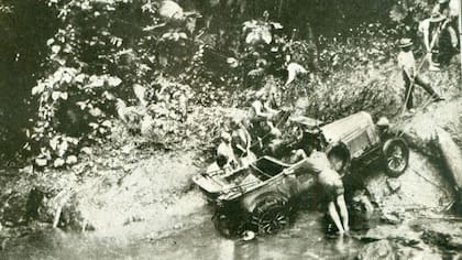 Uno de los tantos desafíos que debieron superar en el recorrido