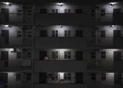 Uno de los tantos edificios en Tokiwadaira donde sólo viven ancianos