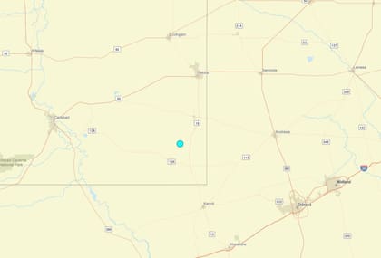 Uno de los temblores más fuertes de las últimas 24 horas en territorio continental estadounidense ocurrió cerca de Jal, Nuevo México