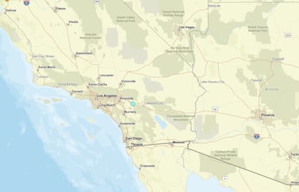 Uno de los temblores más fuertes de las últimas 24 horas en territorio continental estadounidense ocurrió cerca de Petrolia, California