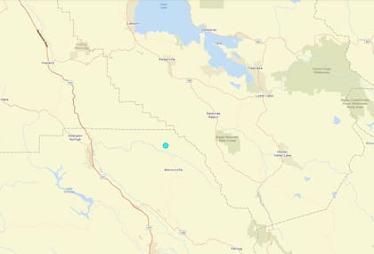 Uno de los temblores más fuertes de las últimas 24 horas en territorio continental estadounidense ocurrió cerca de The Geysers, California