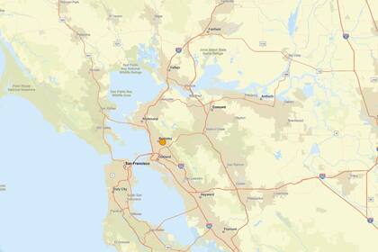 Uno de los temblores más fuertes de las últimas 24 horas en territorio continental estadounidense ocurrió cerca de Berkeley, California