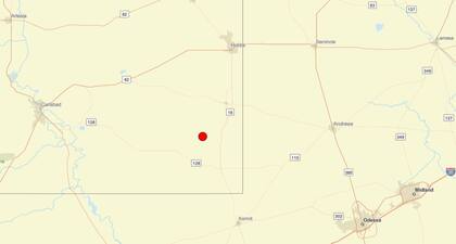 Uno de los temblores más fuertes de las últimas 24 horas en territorio continental estadounidense ocurrió cerca de Jal, Nuevo México