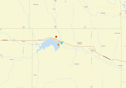 Uno de los temblores más fuertes de las últimas 24 horas en territorio continental estadounidense ocurrió cerca de Glen Elder, Kansas