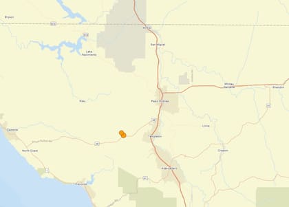 Uno de los temblores más fuertes de las últimas 24 horas en territorio continental estadounidense ocurrió cerca de Templeton, California