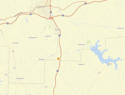 Uno de los temblores más fuertes de las últimas 24 horas en territorio continental estadounidense ocurrió cerca de Pleasant City, Ohio