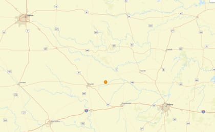 Uno de los temblores más fuertes de las últimas 24 horas en territorio continental estadounidense ocurrió cerca de Hermleigh, Texas
