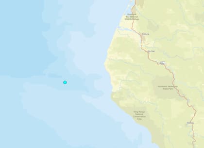 Uno de los temblores más fuertes de las últimas 24 horas en territorio continental estadounidense ocurrió cerca de Petrolia, California