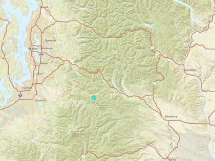 Uno de los temblores más fuertes de las últimas 24 horas en territorio continental estadounidense ocurrió cerca de Greenwater, Washington