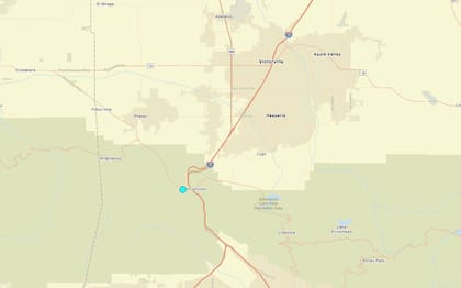 Uno de los temblores más fuertes de las últimas 24 horas en territorio continental estadounidense ocurrió cerca de Lytle Creek, California