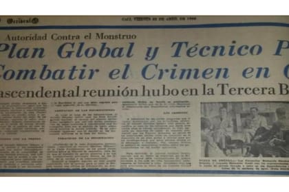 Uno de los titulares del periódico Occidente, de la época sobre el Monstruo de los mangones