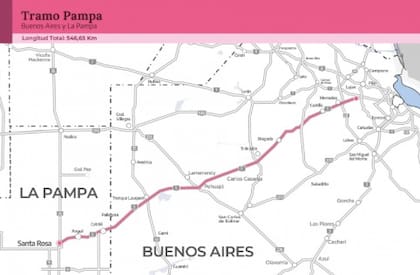 Uno de los tramos concesionados por Corredores Viales que el Gobierno lanzó a licitación
