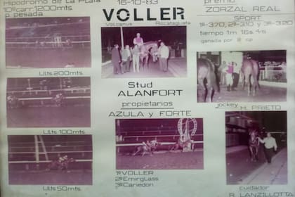 Uno de los triunfos de Voller en La Plata, en un cuadro