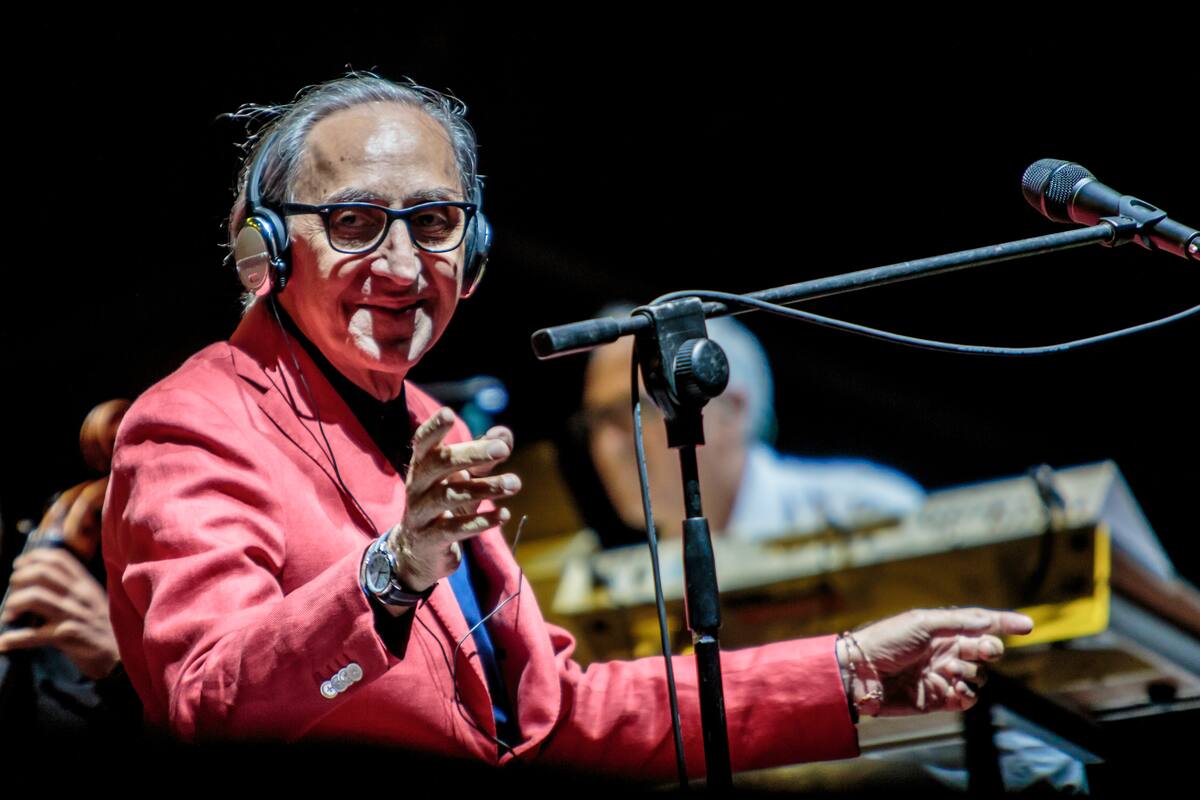 Uno de los últimos conciertos de Franco Battiato, en 2016 en Milán
