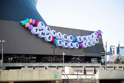 Uno de los últimos recitales de Taylor Swift en Estados Unidos fue en el Caesars Superdome de Nueva Orleans (Emily Topping)