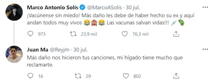 Uno de los usuarios bromeó con las canciones de Solís