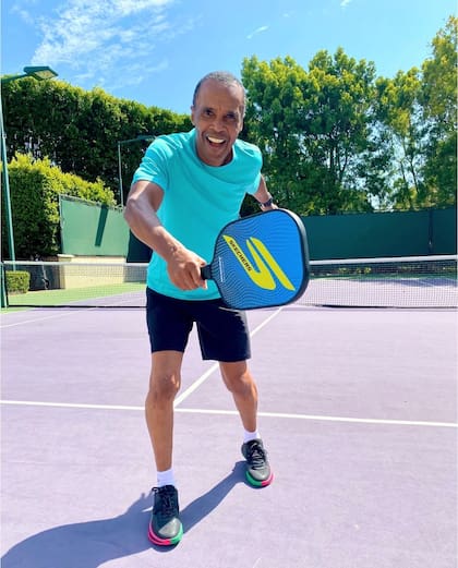 Uno de sus pasatiempos preferidos: el pickleball