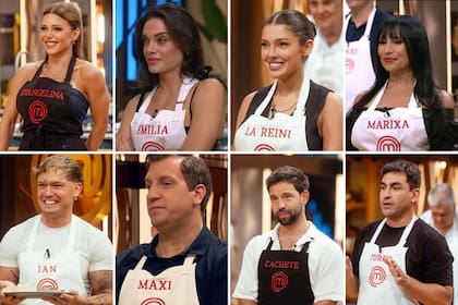 Uno por uno, los ocho finalistas de MasterChef Celebrity