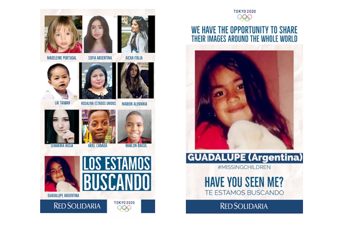 Unos 9000 niños son buscados en todo el mundo